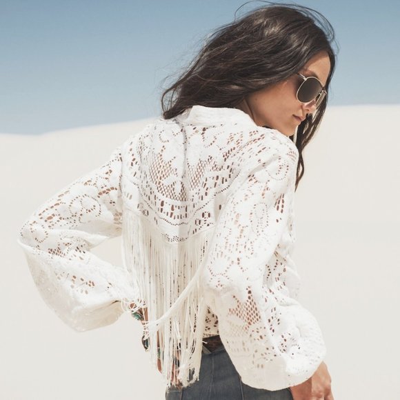 SOLD Spell Gypsy Collective FLEETWOOD Lace Top - Picture 5 of 9